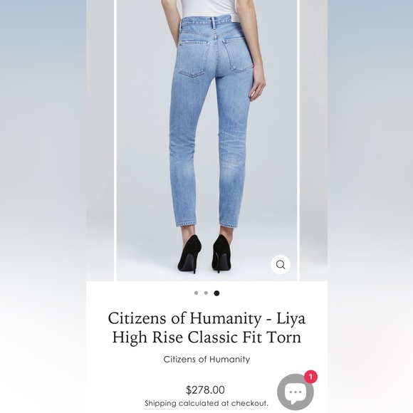 Citizens of Humanity Liya high rise - torn
size 24 - Picture 8 of 8